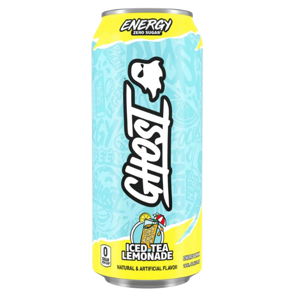 Ghost Energy Iced Tea Lemonade 500ml – high protein ready-made meal, snap-frozen and delivered NZ wide by MealPrep.nz