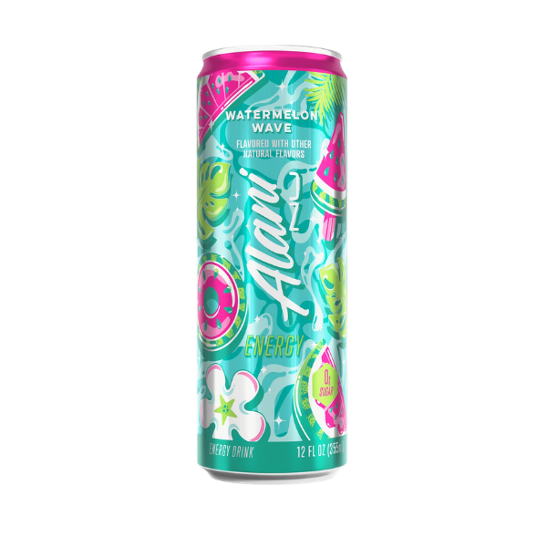 Alani Energy Watermelon Wave 355ml – high protein ready-made meal, snap-frozen and delivered NZ wide by MealPrep.nz