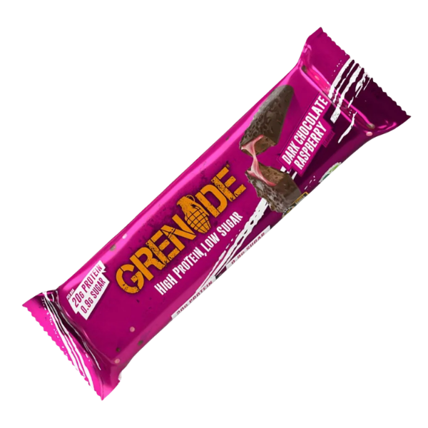 Grenade protein bar dark choc raspberry 60g