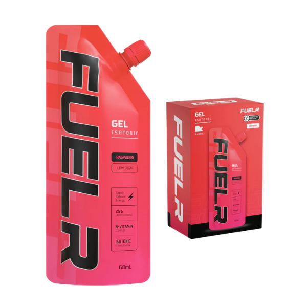 Fuel R Gel Isotonic Raspberry 60ml – high protein ready-made meal, snap-frozen and delivered NZ wide by MealPrep.nz
