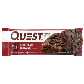Quest Choc Brownie Protein Bar 60g – protein bar or snack, MealPrep.nz NZ