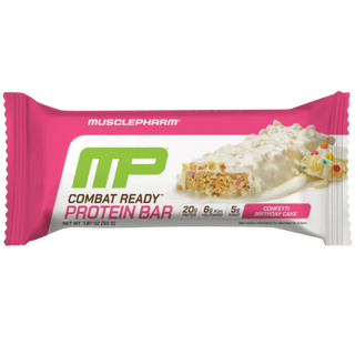 Musclepharm Confetti Birthday Cake Protein Bar 63G – protein bar or snack, MealPrep.nz NZ