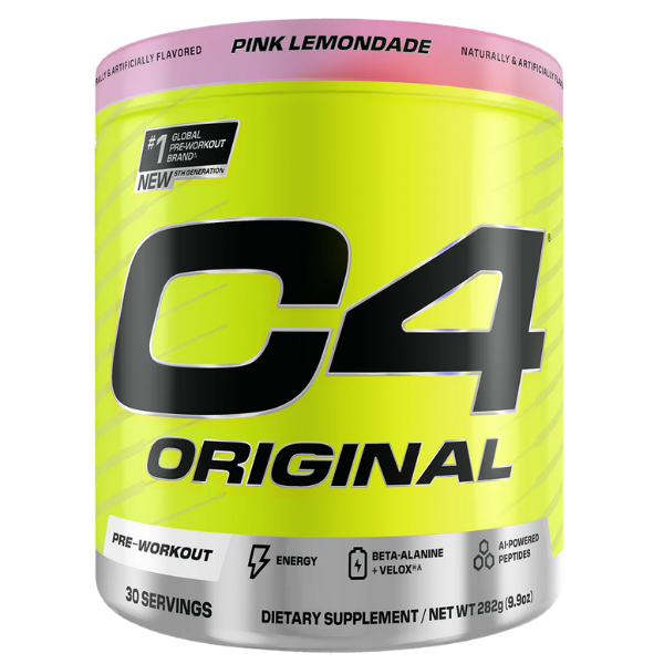 C4 Original Pre Workout Pink Lemonade 30 Serves New Formula