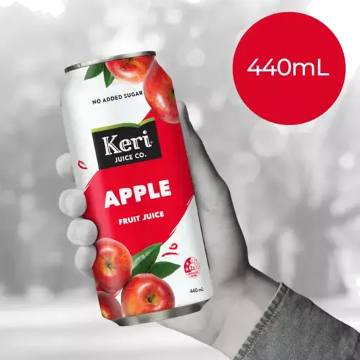 Keri Juice Apple Can 440ml Meal Prep