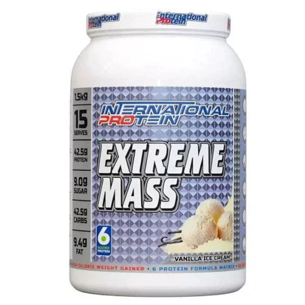 International Protein Extreme Mass Vanilla Ice Cream 1.5kg